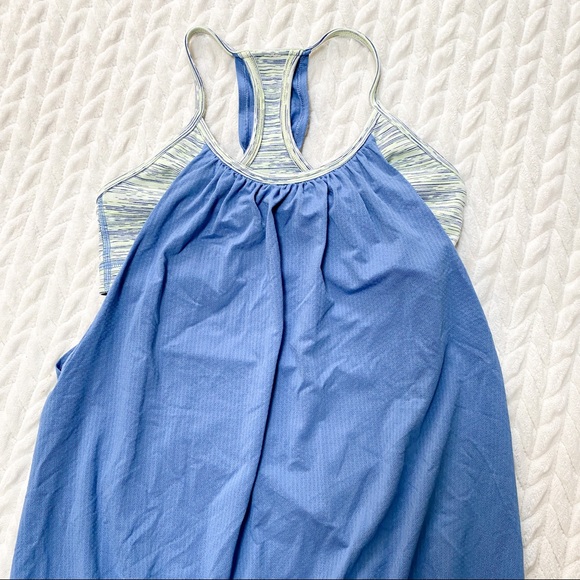 Lululemon No Limit Tank Top blue space dye size 4 - Picture 3 of 10